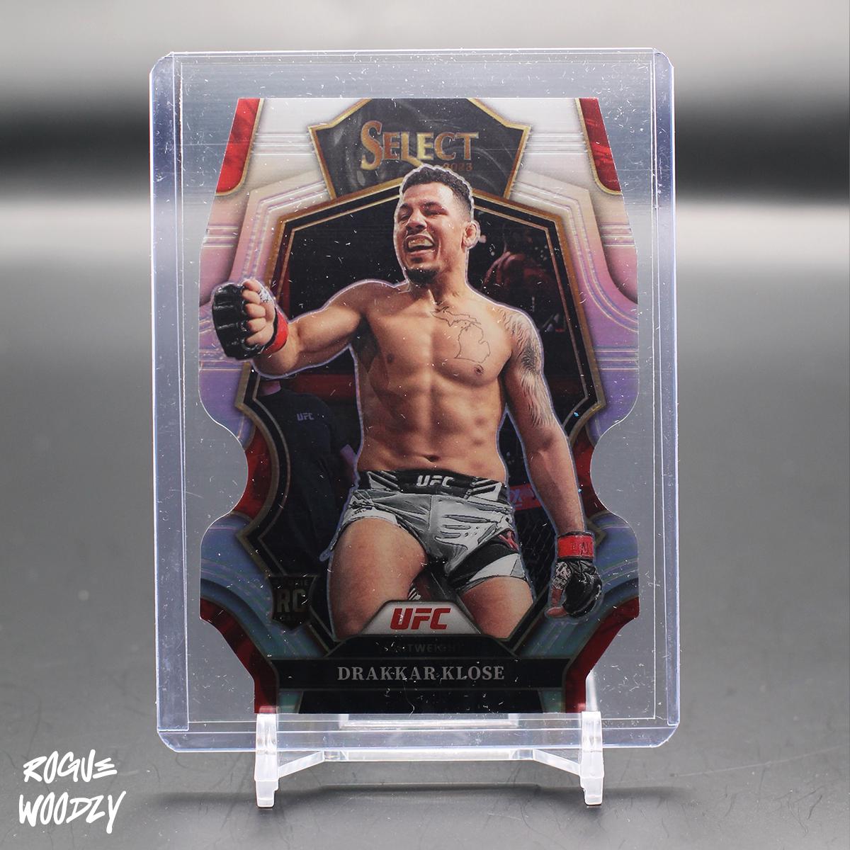 Drakkar Klose 2023 Panini Select UFC Octagonside #238 Silver Die Cut