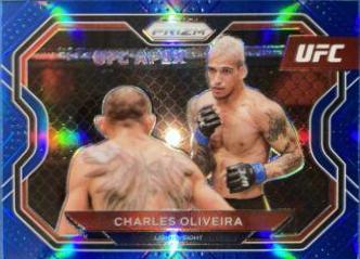 Charles Oliveira 2021 Panini Prizm UFC Base #174 Blue