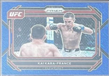 Kai Kara-France 2023 Panini Prizm UFC Base #15 Blue Shimmer
