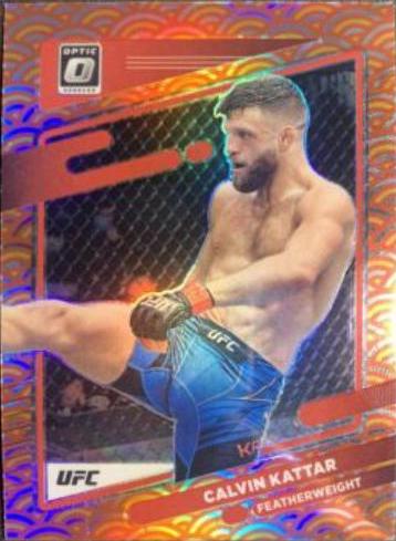 Calvin Kattar 2022 Panini Donruss Optic UFC Base #68 Photon