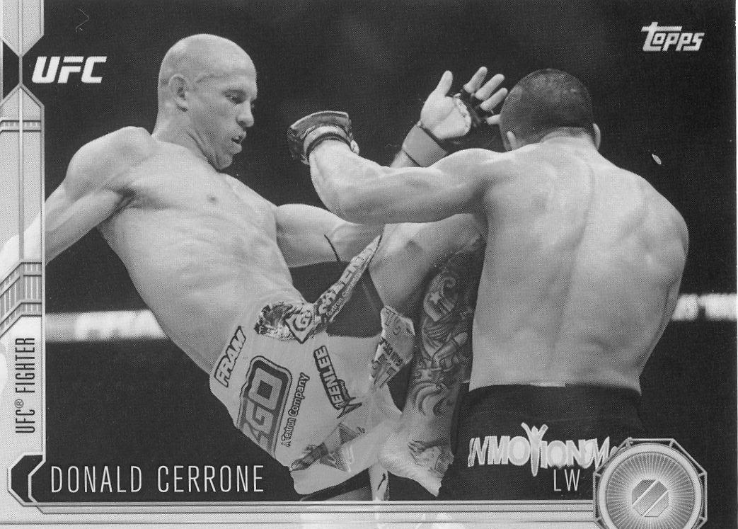 Donald Cerrone 2015 Topps UFC Chronicles Base #117 Black and White