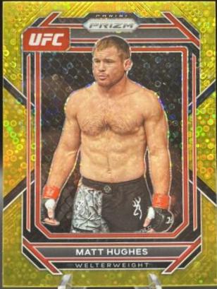 Matt Hughes 2023 Panini Prizm Under Card UFC Base #142 Gold