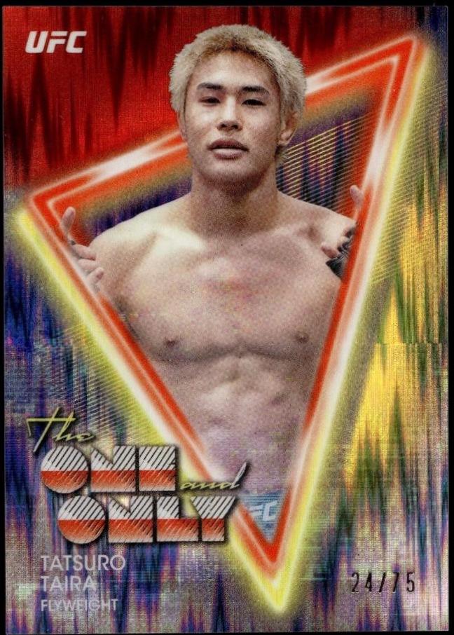 Tatsuro Taira 2025 Topps Midnight UFC The One and Only #OO-18 Dusk