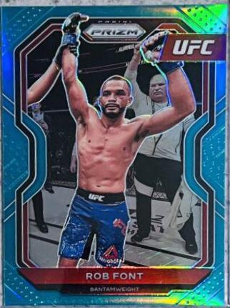Rob Font 2021 Panini Prizm UFC Base #13 Teal