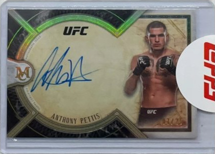 Anthony Pettis 2018 Topps UFC Museum Collection Museum Autographs #MA-AP Ruby