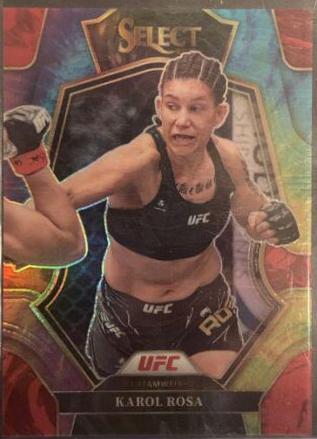 Karol Rosa 2023 Panini Select UFC Premier Level #194 Tie Dye
