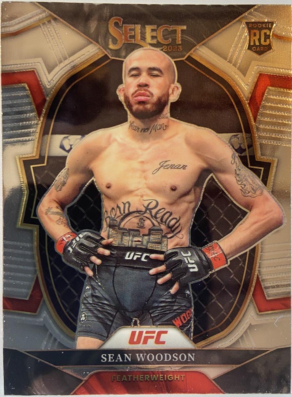 Sean Woodson 2023 Panini Select UFC Concourse #23 Red Blue Base