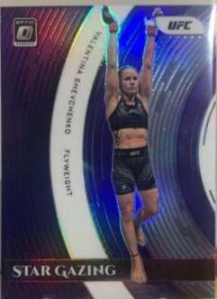 Valentina Shevchenko 2022 Panini Donruss Optic UFC Star Gazing #14 Purple