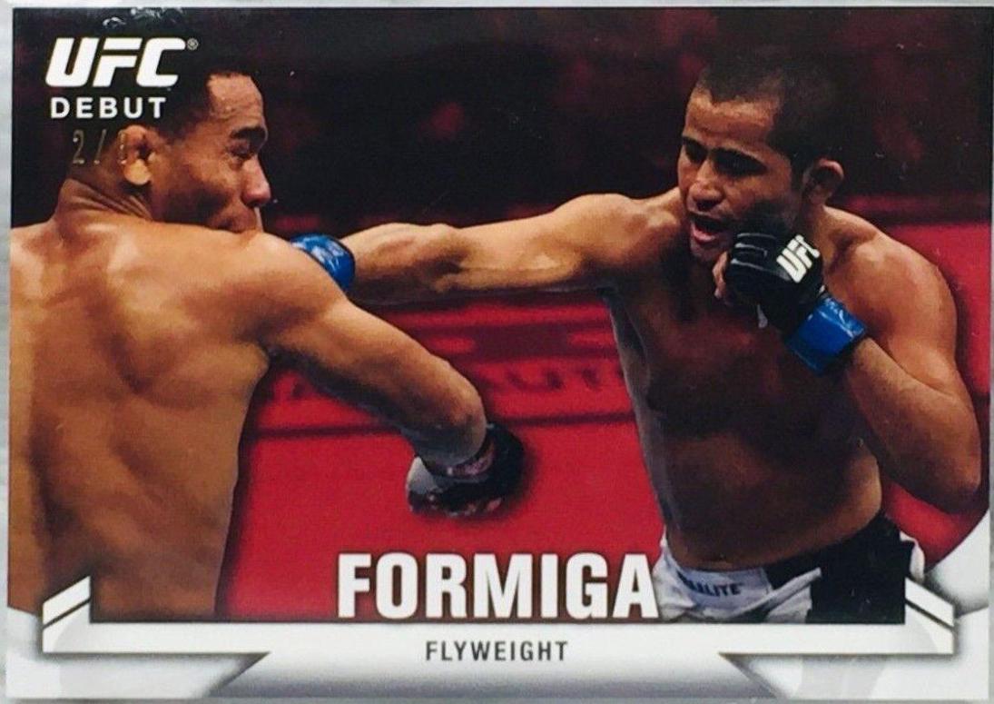 Jussier Formiga 2013 Topps UFC Knockout Base #82 Red