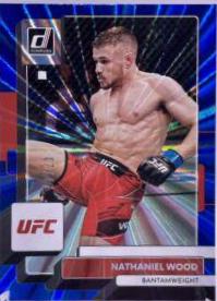 Nathaniel Wood 2023 Panini Donruss UFC Base #27 Blue Laser