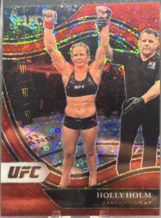 Holly Holm 2021 Panini Select UFC Octagonside #213 Red Disco