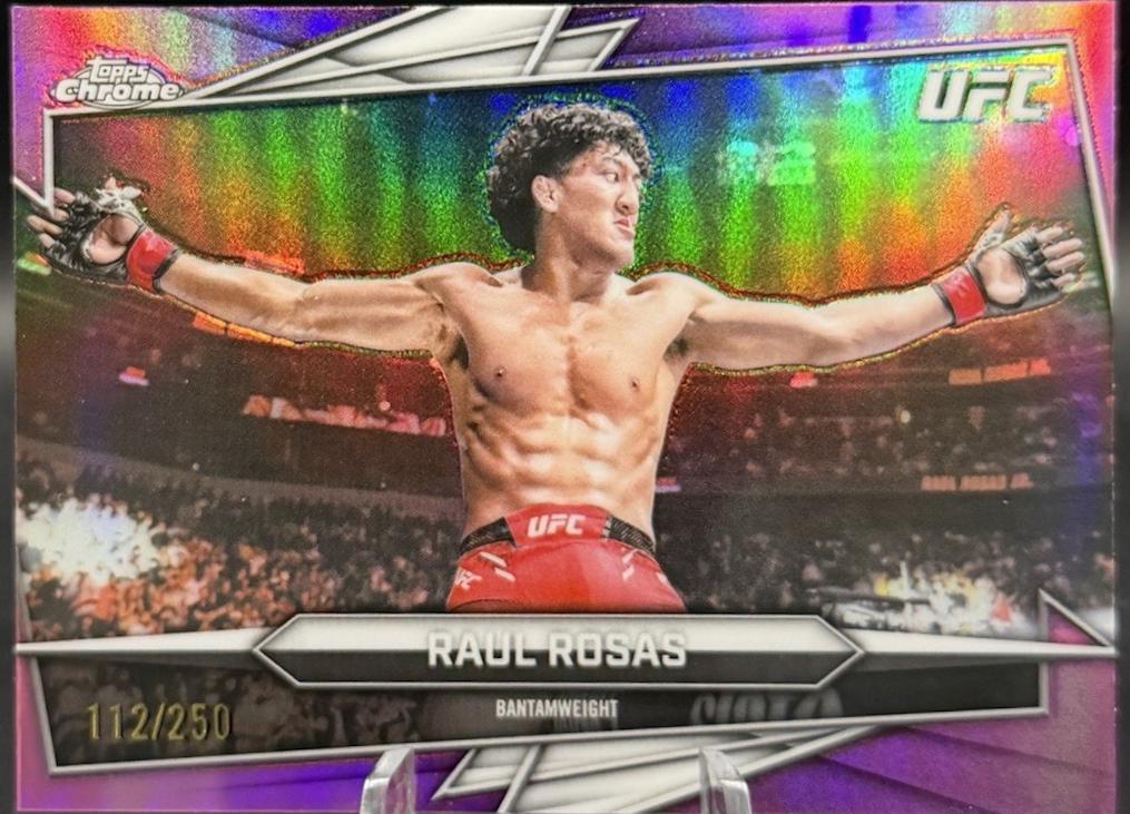 Raul Rosas 2026 Topps Chrome UFC Base #171 Pink Refractor