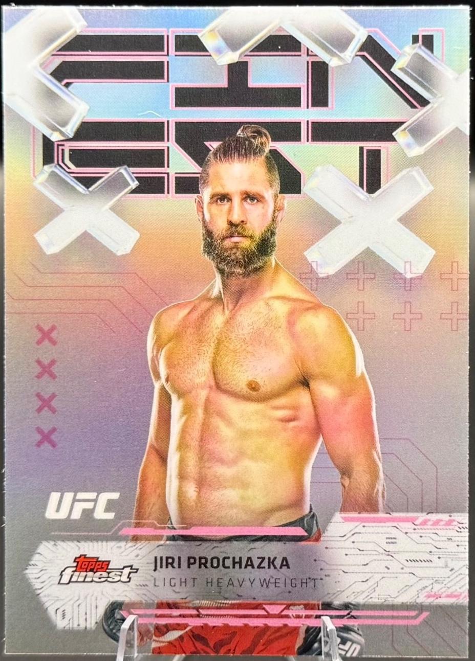 Jiri Prochazka 2025 Topps Finest UFC Base Common #99 Refractor
