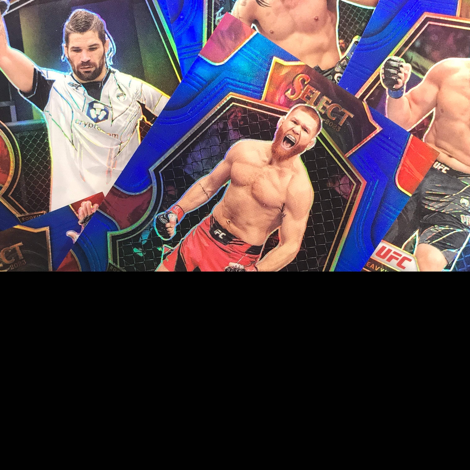 Jeremiah Wells 2023 Panini Select UFC Premier Level #134 Blue Disco