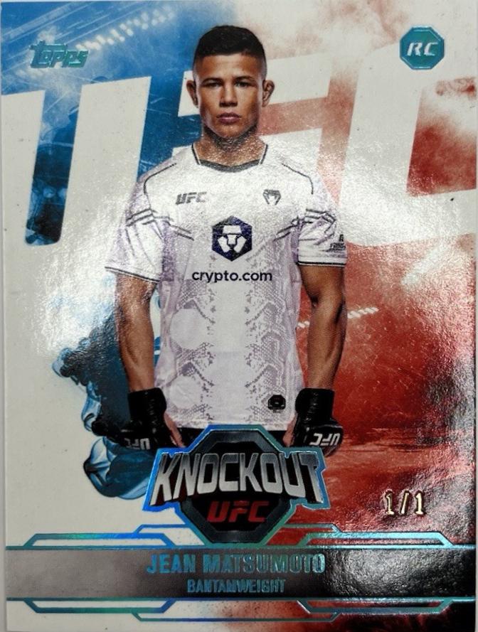 Jean Matsumoto 2025 Topps Knockout UFC Base #79 Platinum