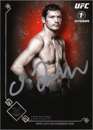 Joe Duffy 2017 Topps Museum Collection UFC Museum Autographs #MA-JD Copper