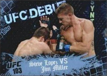Steve Lopez / Jim Miller 2010 Topps UFC Main Event Base #137 Diamond