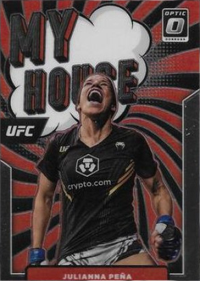 Julianna Peña 2022 Panini Donruss Optic UFC My House #13 Green