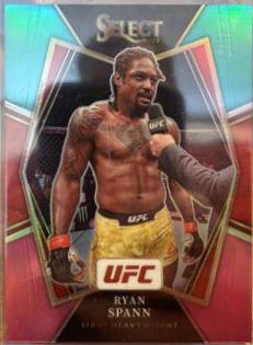 Ryan Spann 2022 Panini Select UFC Premier Level #174 Teal and Pink