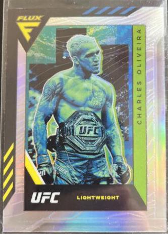 Charles Oliveira 2022 Panini Chronicles UFC Base Flux #349 Silver