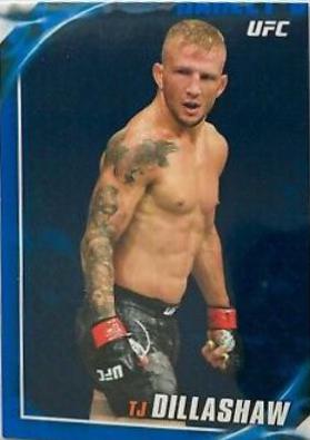 TJ Dillashaw 2019 Topps UFC Knockout Base #61 Blue