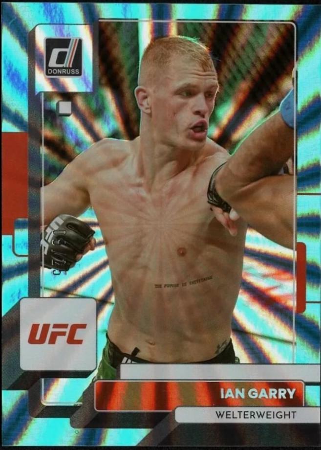 Ian Machado Garry 2023 Panini Donruss UFC Base #62 Teal Laser