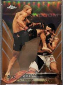 José Aldo 2018 Topps Chrome UFC Base #16 Orange