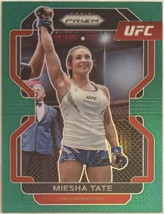 Miesha Tate 2022 Panini Prizm UFC Base #120 Green