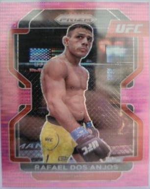 Rafael Dos Anjos 2022 Panini Prizm UFC Base #200 Pink Pulsar