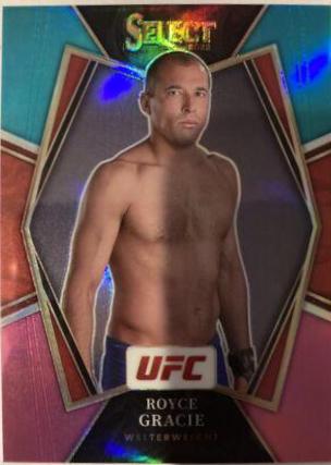 Royce Gracie 2022 Panini Select UFC Premier Level #118 Teal and Pink