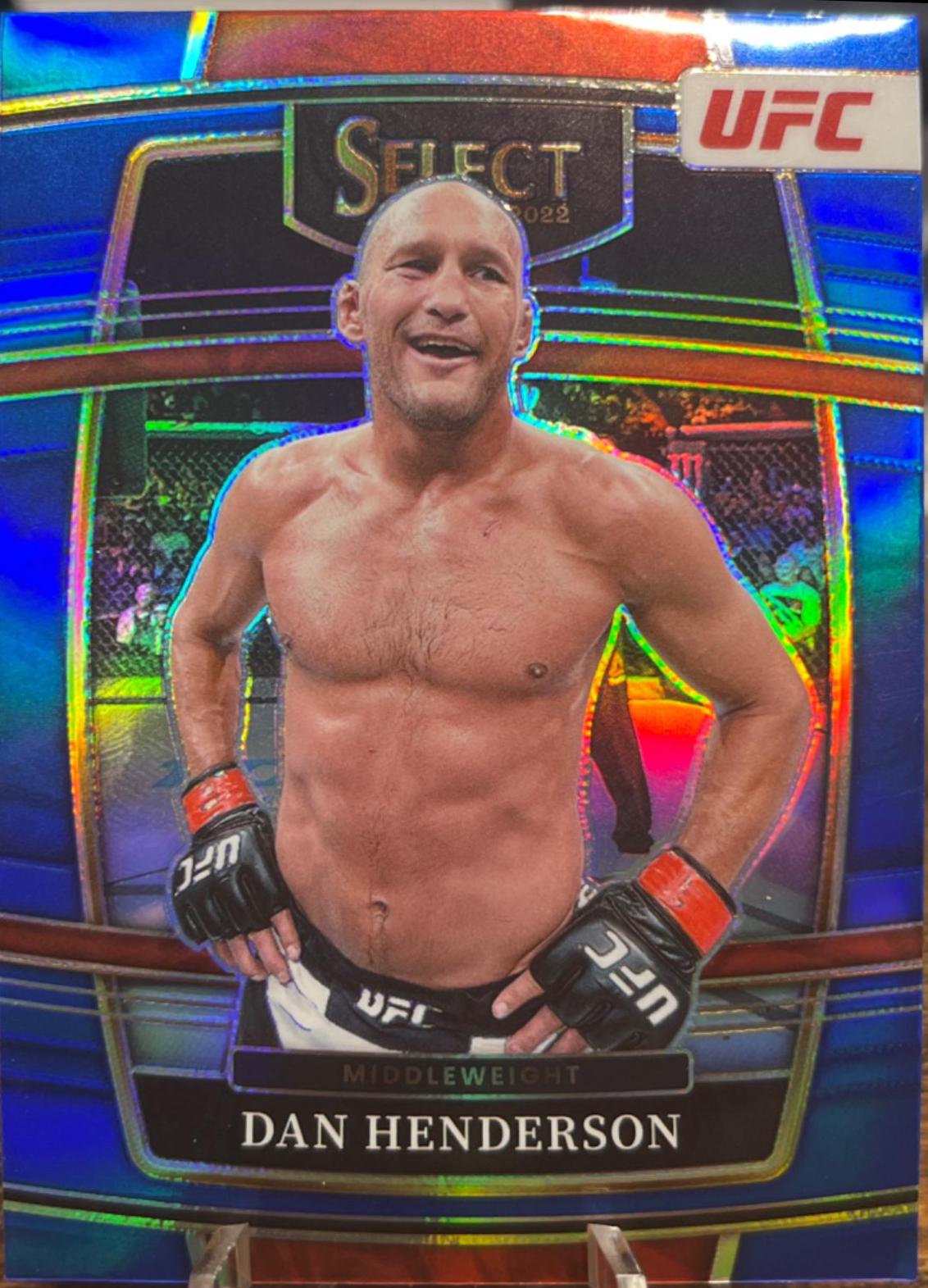 Dan Henderson 2022 Panini Select UFC Concourse #32 Blue Prizm