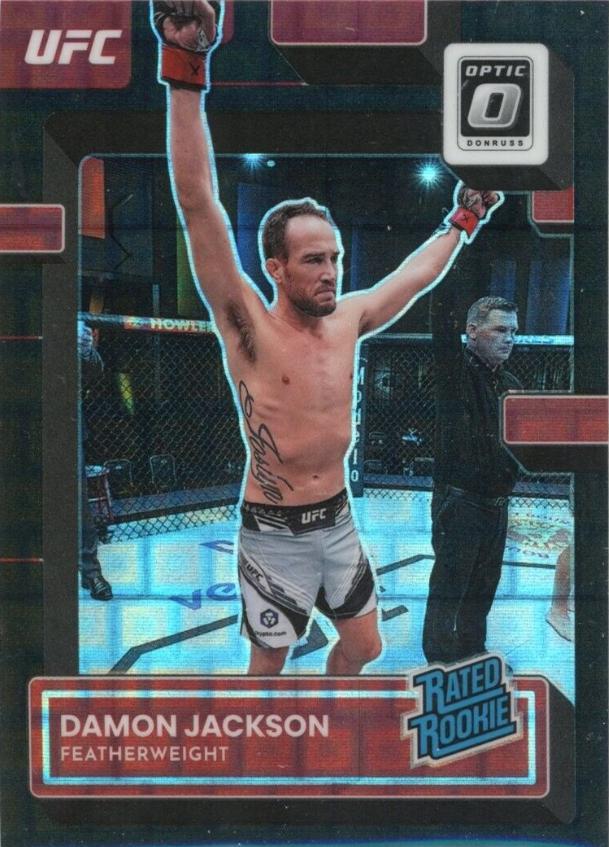 Damon Jackson 2023 Panini Donruss Optic UFC Base #104 Black Pandora