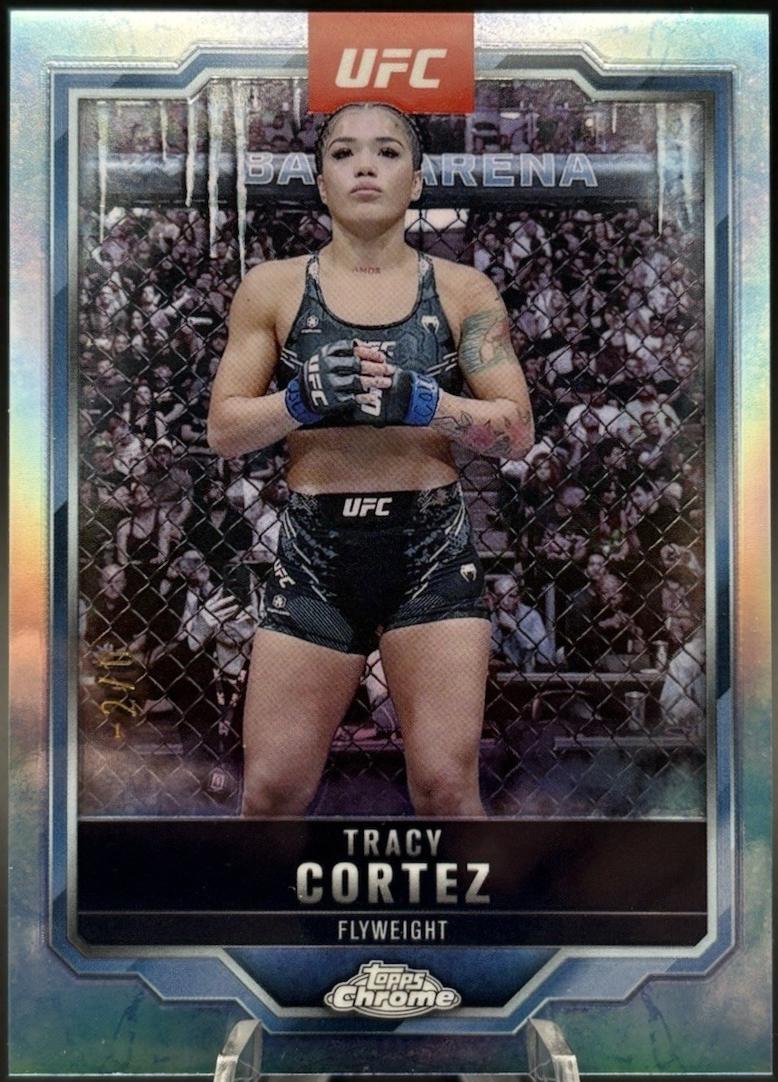Tracy Cortez 2025 Topps Chrome UFC Base #134 FrozenFractor