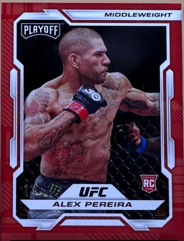 Alex Pereira 2023 Panini Chronicles UFC Base Playoff #165 Bronze