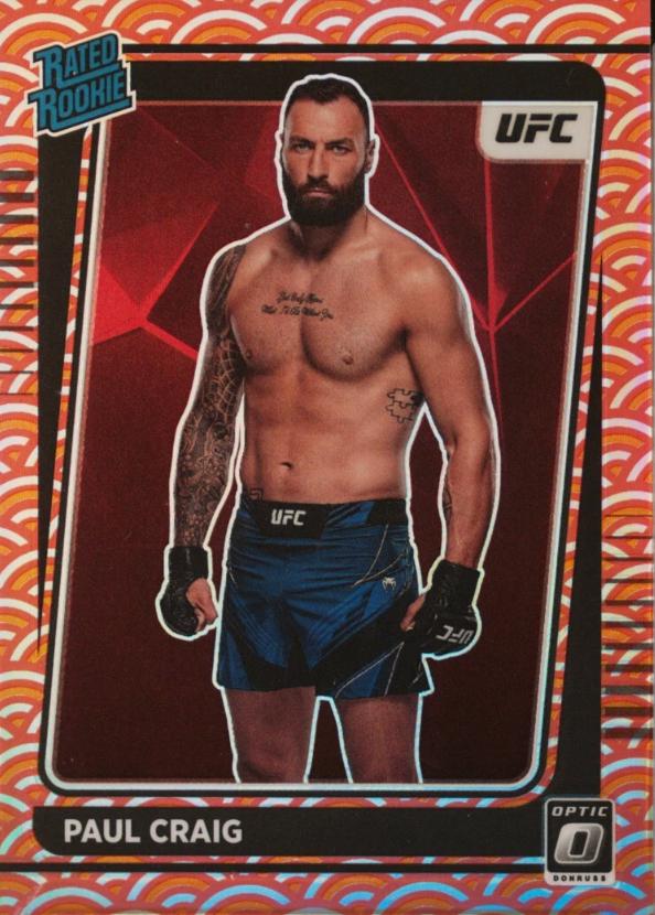 Paul Craig 2022 Panini Donruss Optic UFC Base #117 Photon