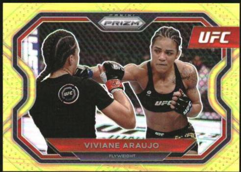 Viviane Araujo 2021 Panini Prizm UFC Base #149 Gold