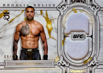 Carlos Ulberg 2024 Topps Royalty UFC Regalia Relics #RAR-55 Platinum