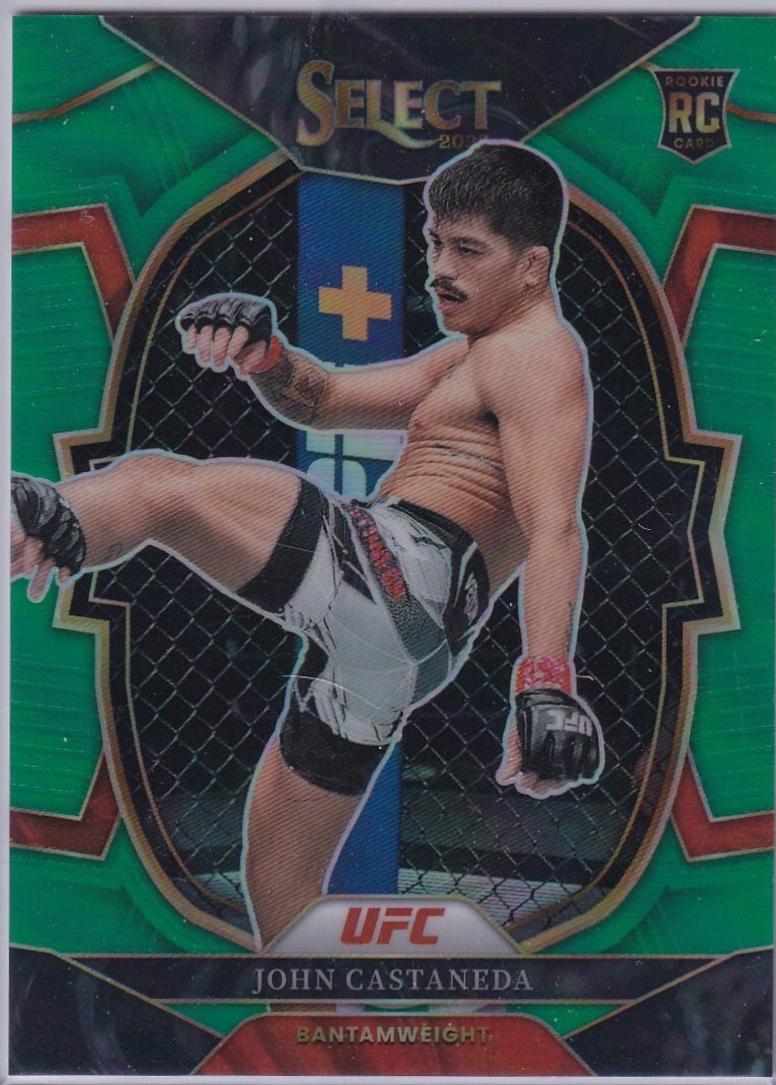 John Castaneda 2023 Panini Select UFC Concourse #86 Green