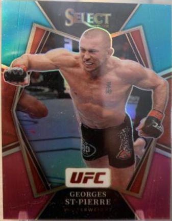 Georges St-Pierre 2022 Panini Select UFC Premier Level #108 Teal and Pink