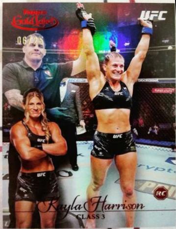 Kayla Harrison 2024 Topps Gold Label UFC Base Class III #83 Gold