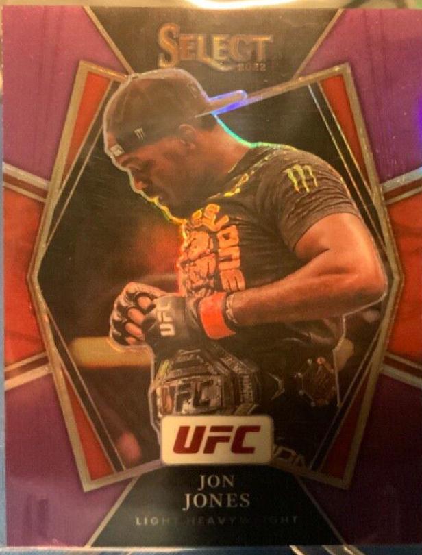 Jon Jones 2022 Panini Select UFC Premier Level #151 Purple