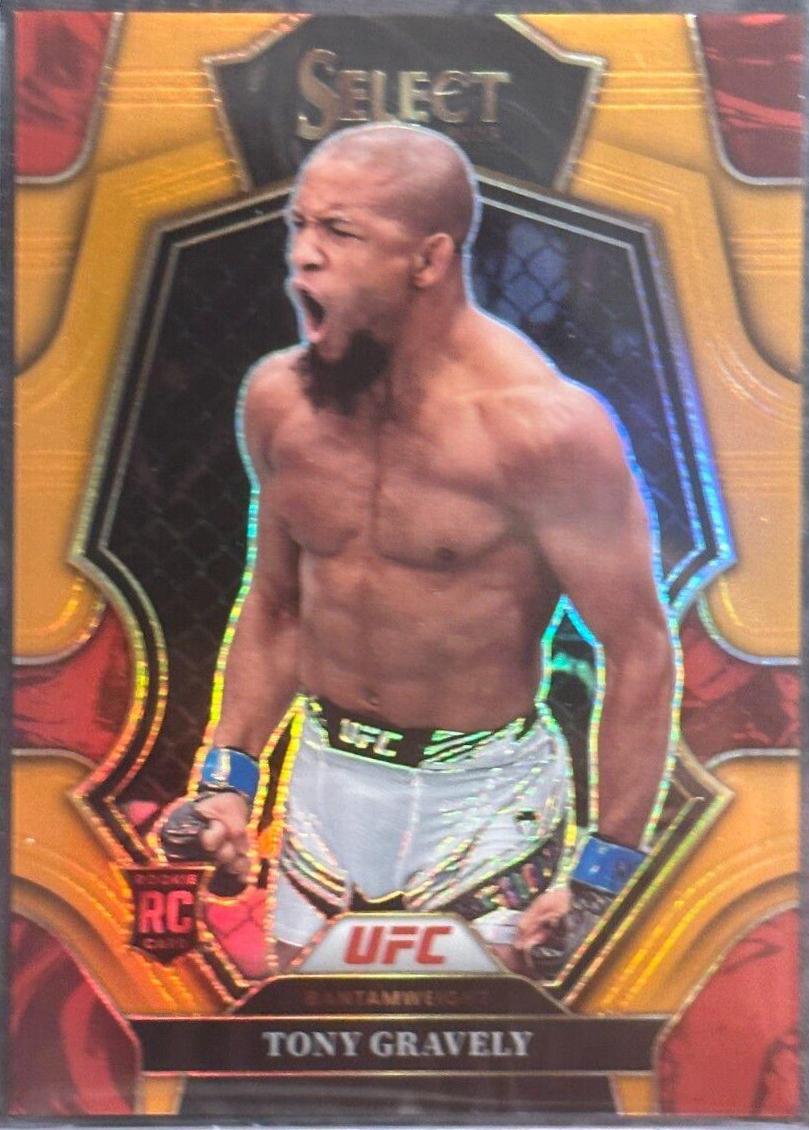 Tony Gravely 2023 Panini Select UFC Octagonside #297 Orange