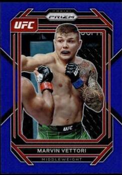 Marvin Vettori 2023 Panini Prizm UFC Base #132 Blue