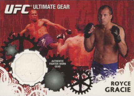 Royce Gracie 2010 Topps UFC Ultimate Gear Relics #UG-RG Onyx
