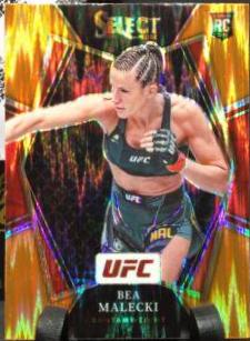 Bea Malecki 2022 Panini Select UFC Premier Level #177 Orange Flash