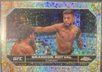 Brandon Royval 2024 Topps Chrome UFC Base #31 Speckle Refractor