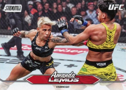 Amanda Lemos 2025 Topps Stadium Club UFC Base #131 Orange