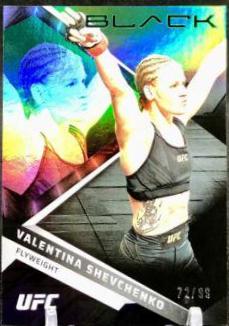 Valentina Shevchenko 2022 Panini Chronicles UFC Base Black #206 Green