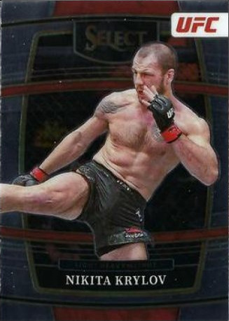 Nikita Krylov 2022 Panini Select UFC Concourse #58 Black Disco