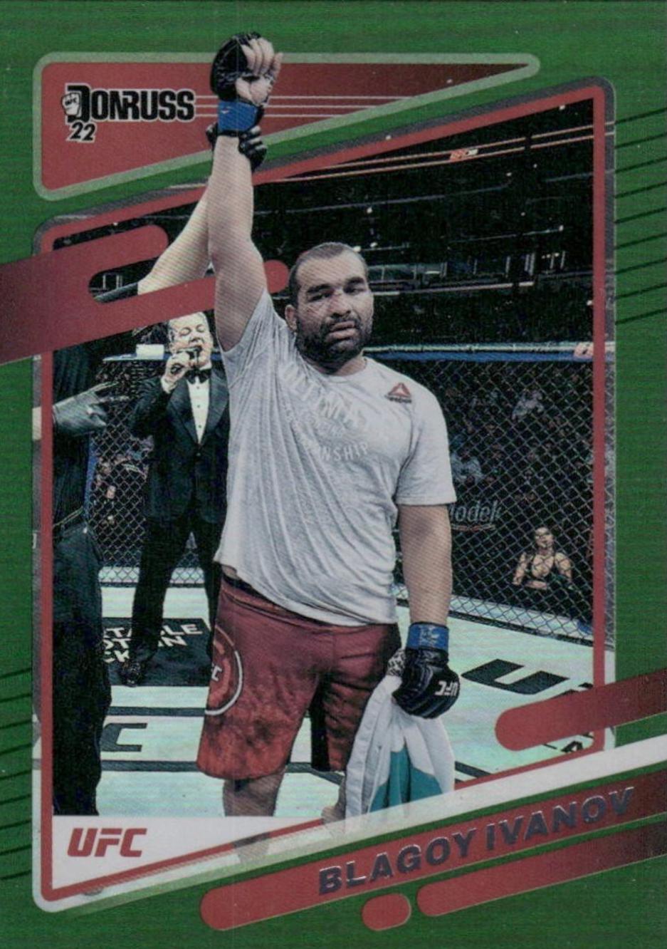 Blagoy Ivanov 2022 Panini Donruss UFC Base #196 Green